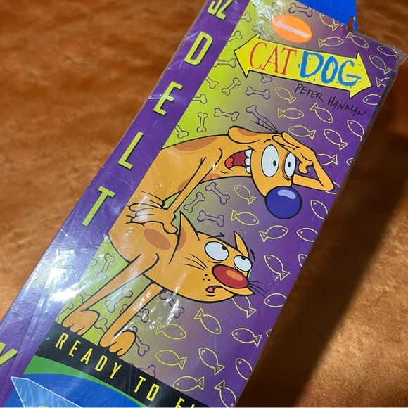 Vintage 90s spectra star cat dog nickelodeon kite new sealed VTG htf - Picture 3 of 7